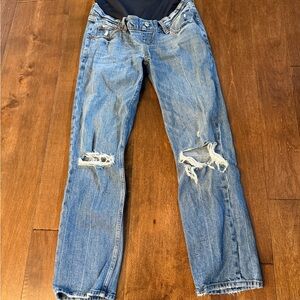 Maternity Abercrombie & Fitch Ankle Straight Jeans
